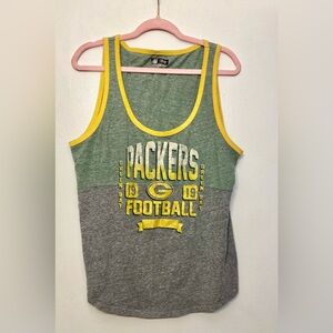 Green Bay Packers NFL Team Apparel Football Women’s  Plus Tank‎ Top XXL